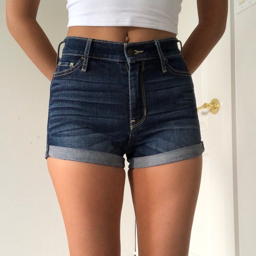 Hollister High Waisted Denim Shorts
